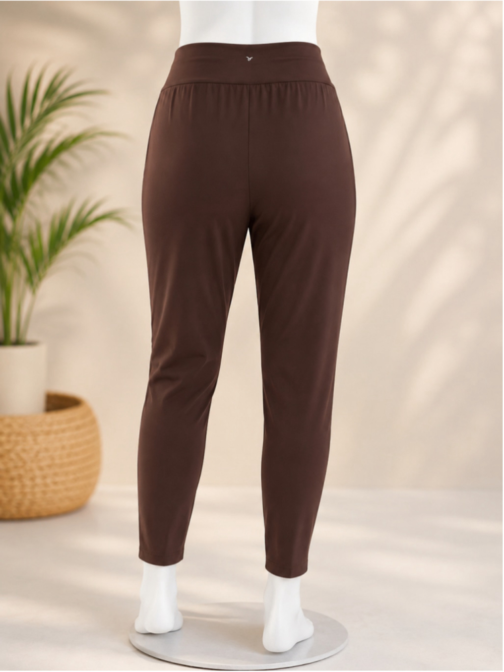 Old Navy High-Waisted PowerSoft Jogger Pants Espresso Brown – Size S - Picture 6 of 8